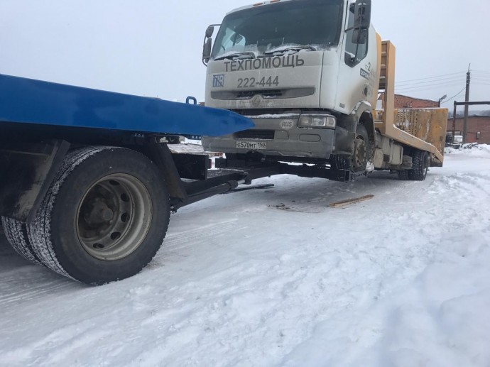 Эвакуация грузового транспорта методом частичной погрузки
